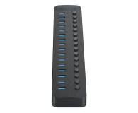 Orico 16x USB-A 3.0 z włącznikami - czarny - 1343444 - zdjęcie 2